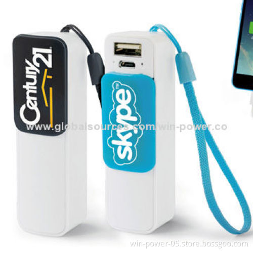 2,600mAh Slide Portable Power Bank for Samsung Galaxy S3/S4/iPhone 5/5S, Long Battery Lifespan
